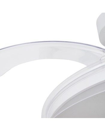 GLASS FAN * PLAFÓN / VENTILADOR 53 CM - BLANCO-TRANSPARENTE